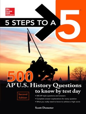 cover image of McGraw-Hill Education 500 AP US History Questions to Know by Test Day